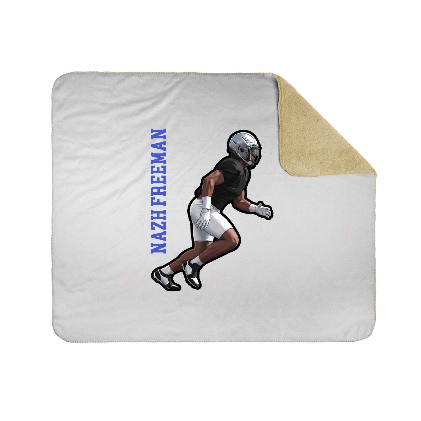 50x60 Sherpa Lined Throw Blanket