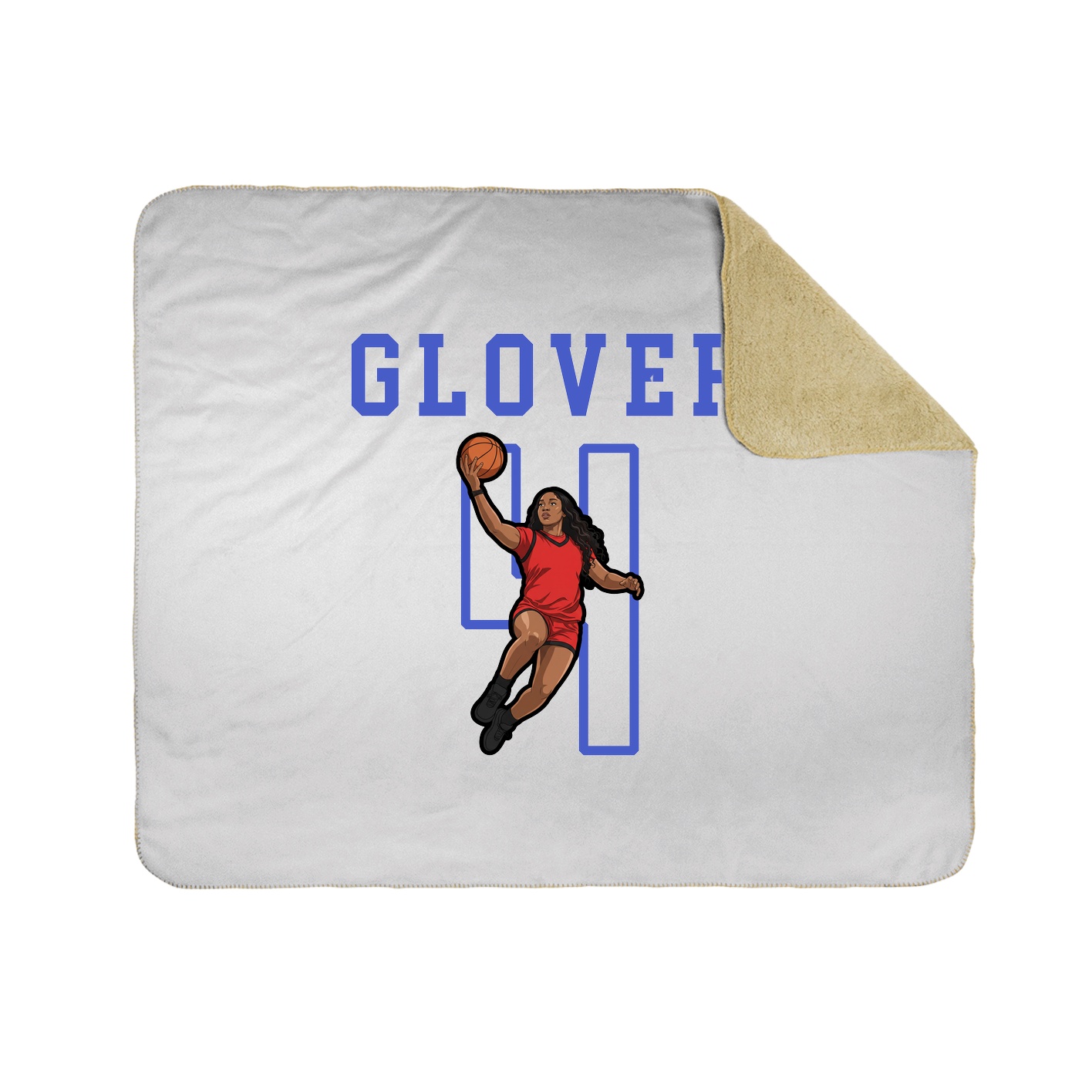 Throw Blanket — Shirsey in White
