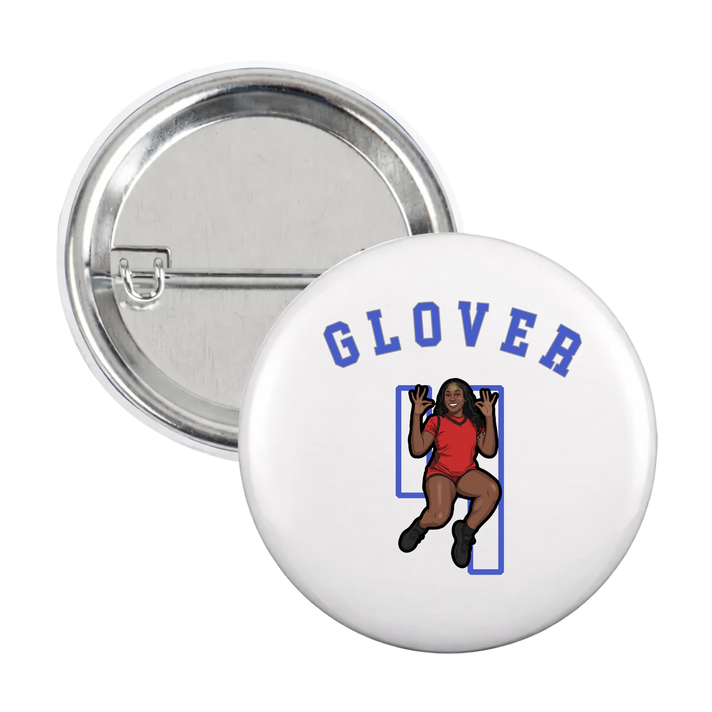 Game Day Button — Shirsey Arch in White