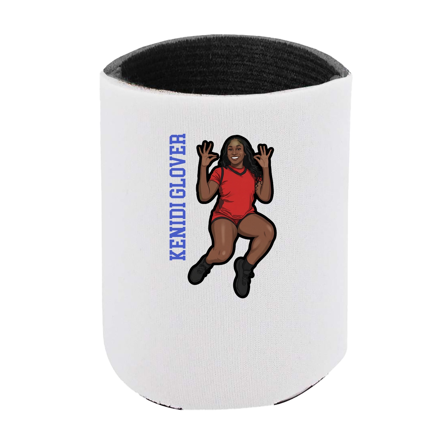 Can Holder — Name Vertical in White