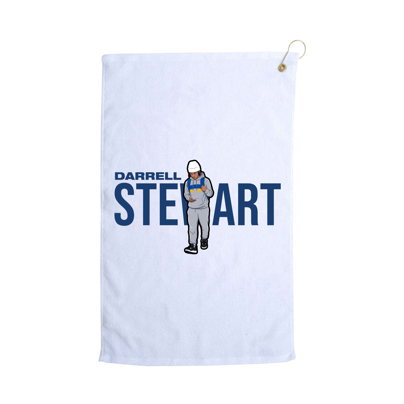 Golf Towel — Player Name in White