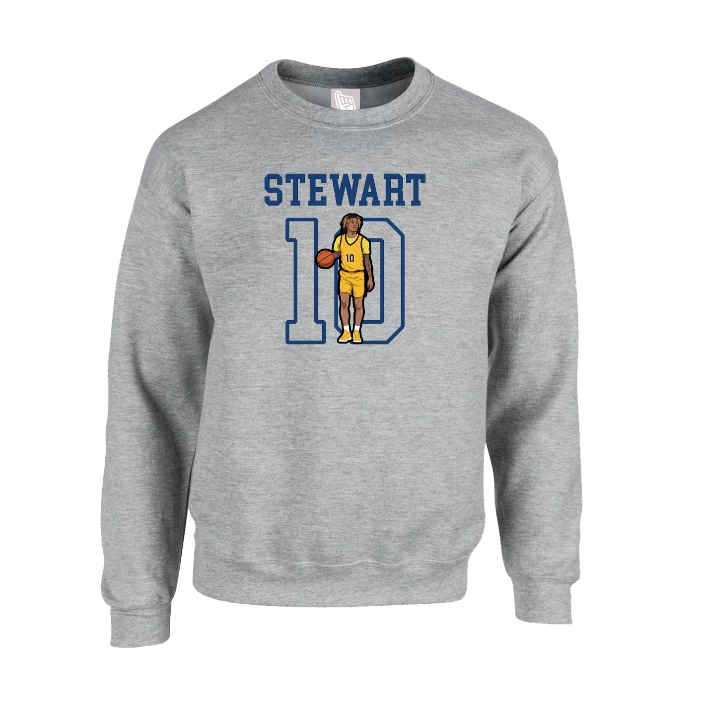Fleece Crew — Shirsey in Grey