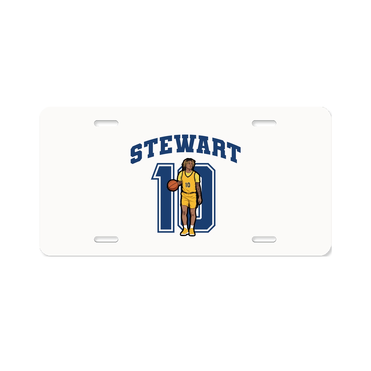 License Plate — Number in Classic