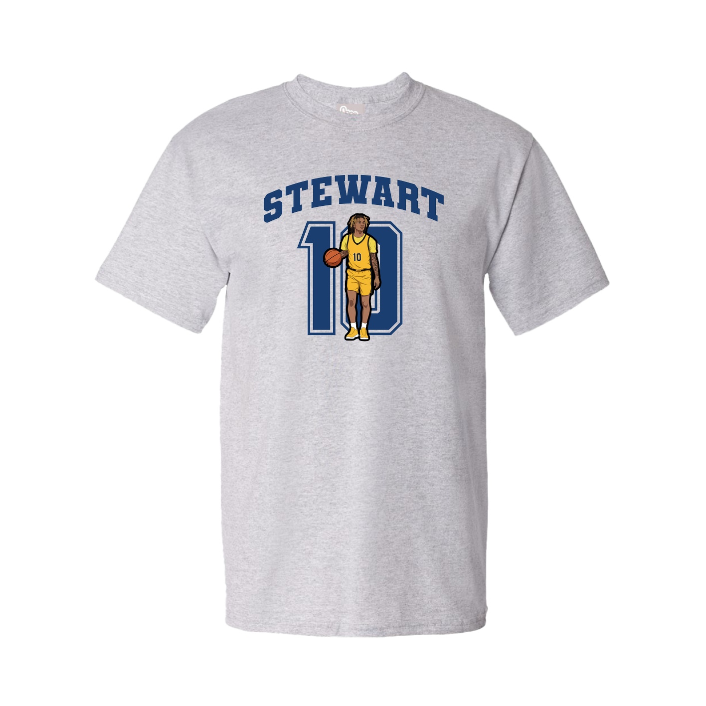 Youth Tee — Number in Grey
