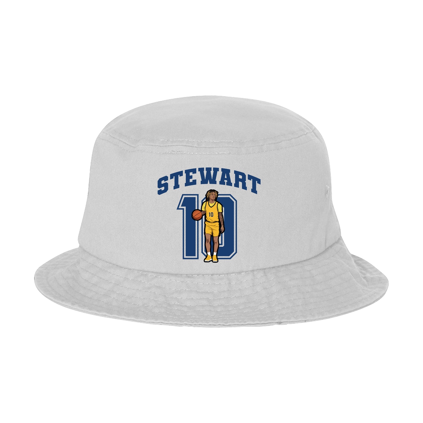 Bucket Cap — Number in White