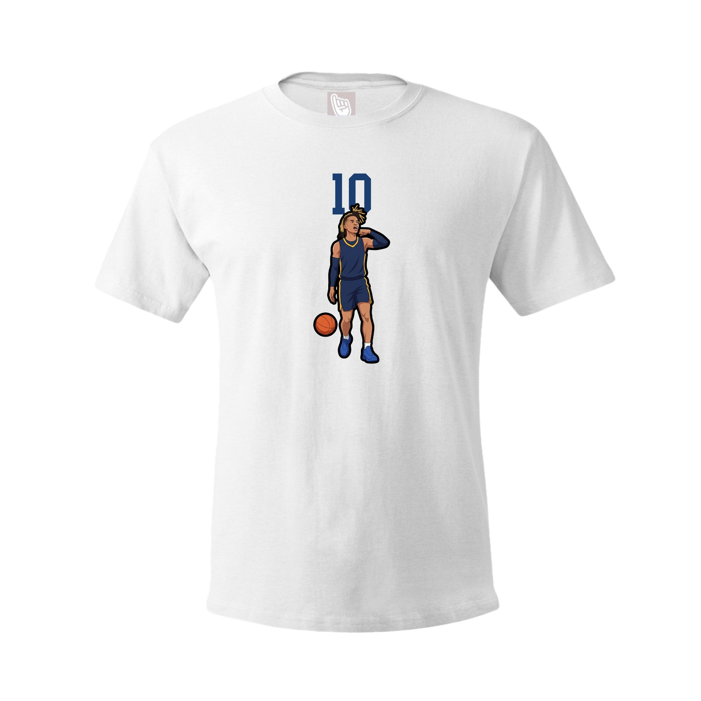 Tee — Number Top in White