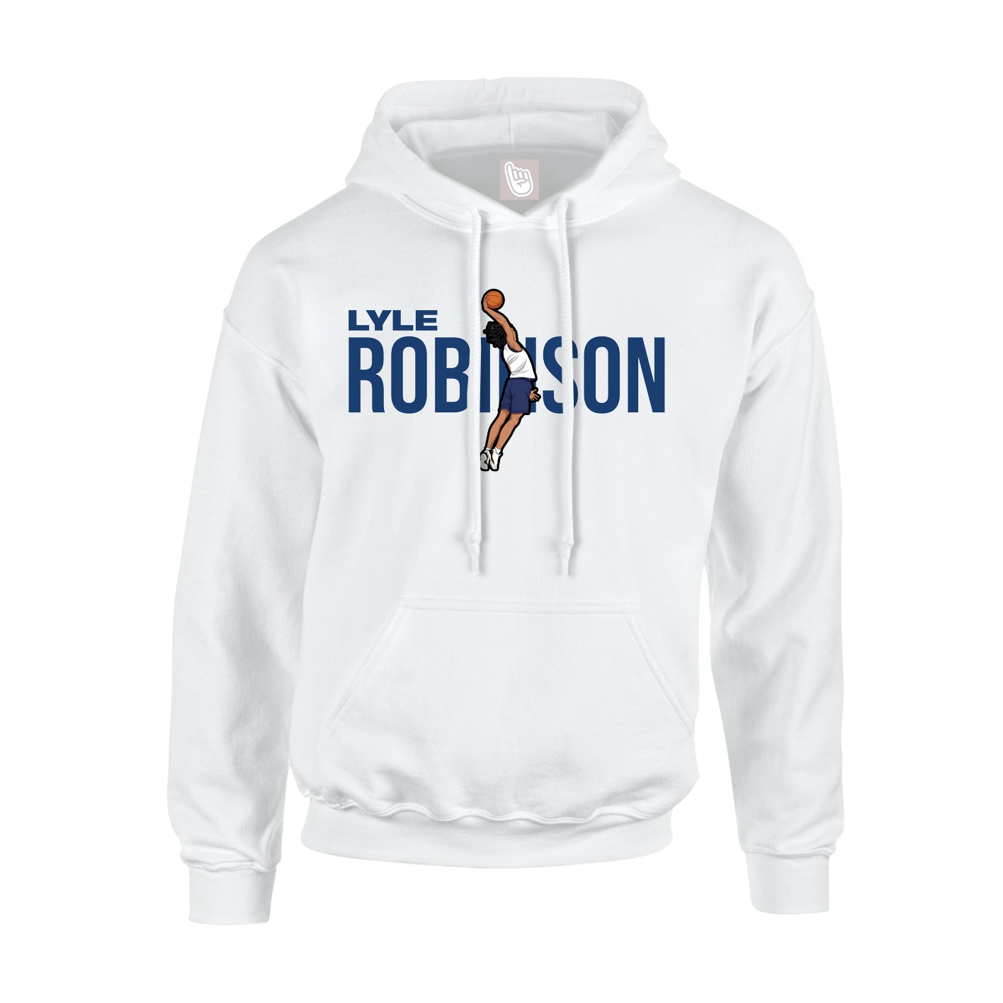 Hoodie — Player Name in White
