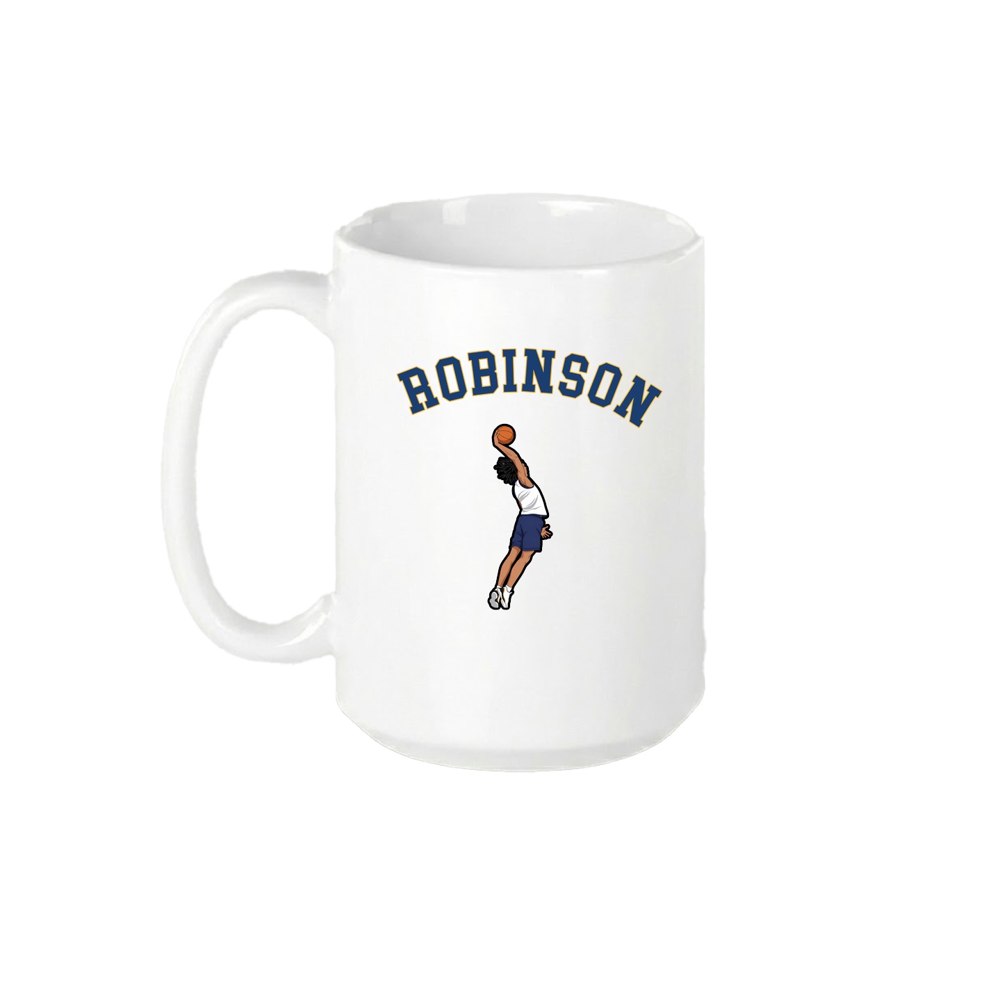 15oz Coffee Mug — Shirsey Arch in White