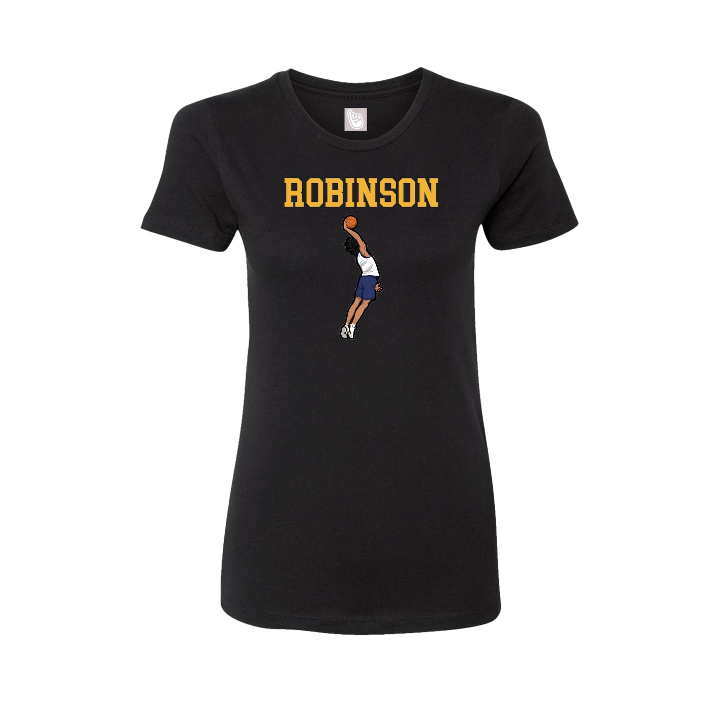 Fitted Women's Tee — Shirsey in Black