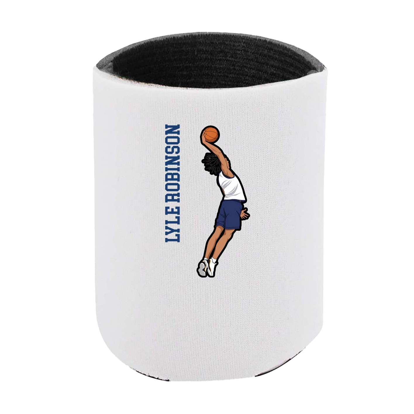 Can Holder — Name Vertical in White