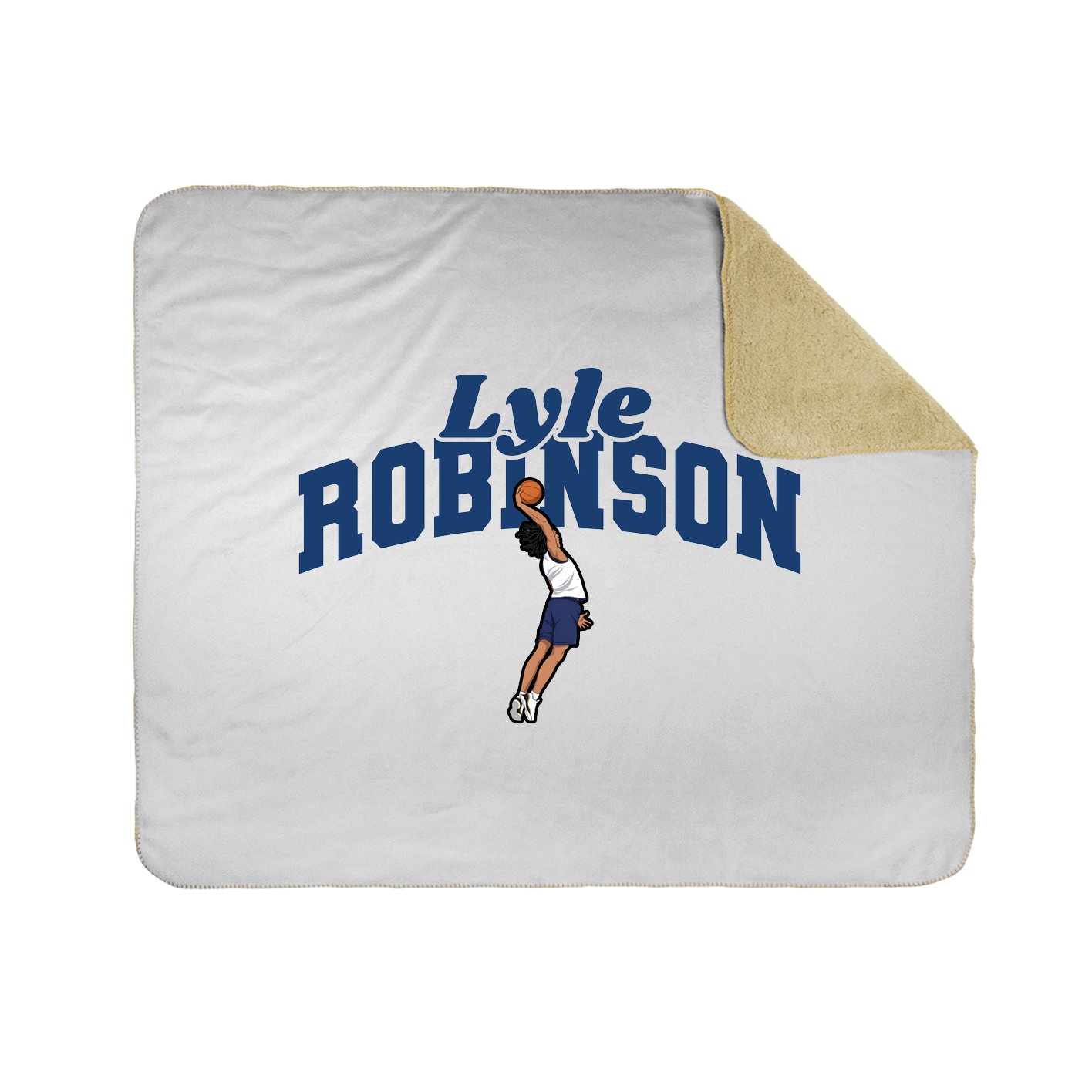 Throw Blanket — Signature Arch in White