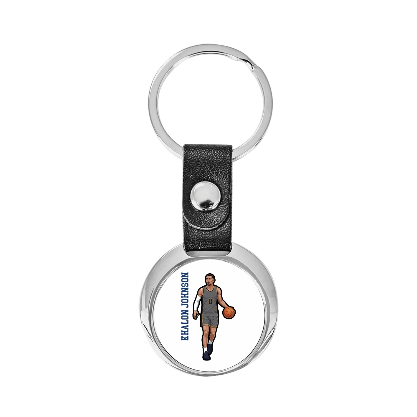 Key Chain — Name Vertical in Classic