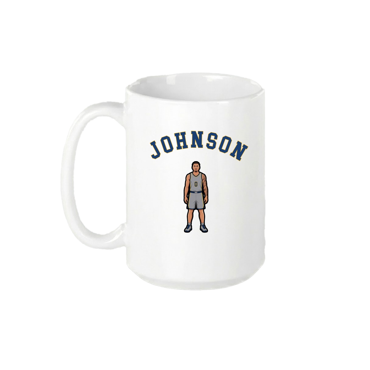 15oz Coffee Mug — Shirsey Arch in White