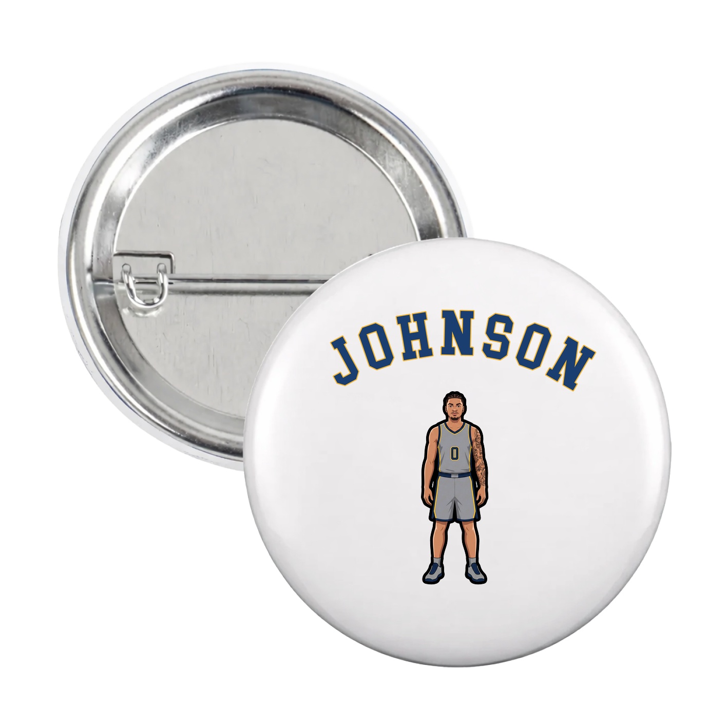 Game Day Button — Shirsey Arch in White
