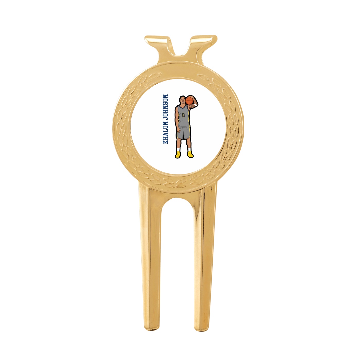 Divot Tool with Ball Marker — Name Vertical in Classic