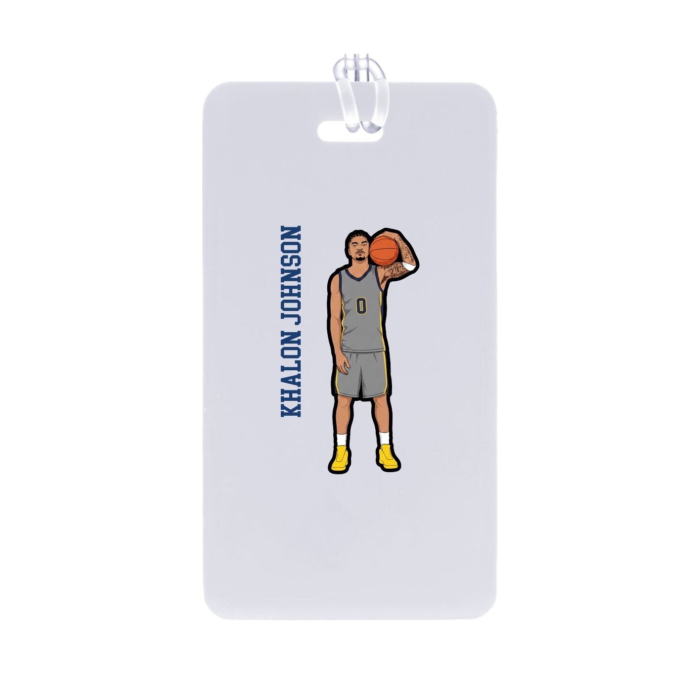 Bag Tag — Name Vertical in Classic