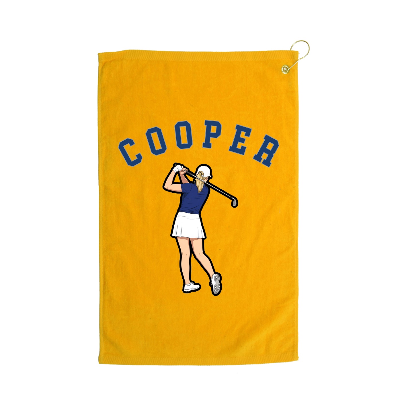 Golf Towel — Shirsey Arch in Gold