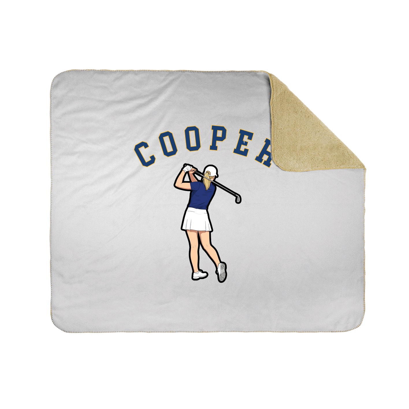 Throw Blanket — Shirsey Arch in White