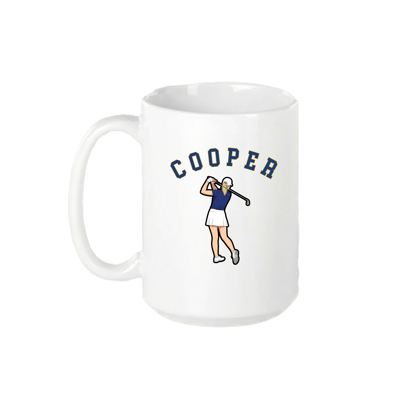 15oz Coffee Mug — Shirsey Arch in White