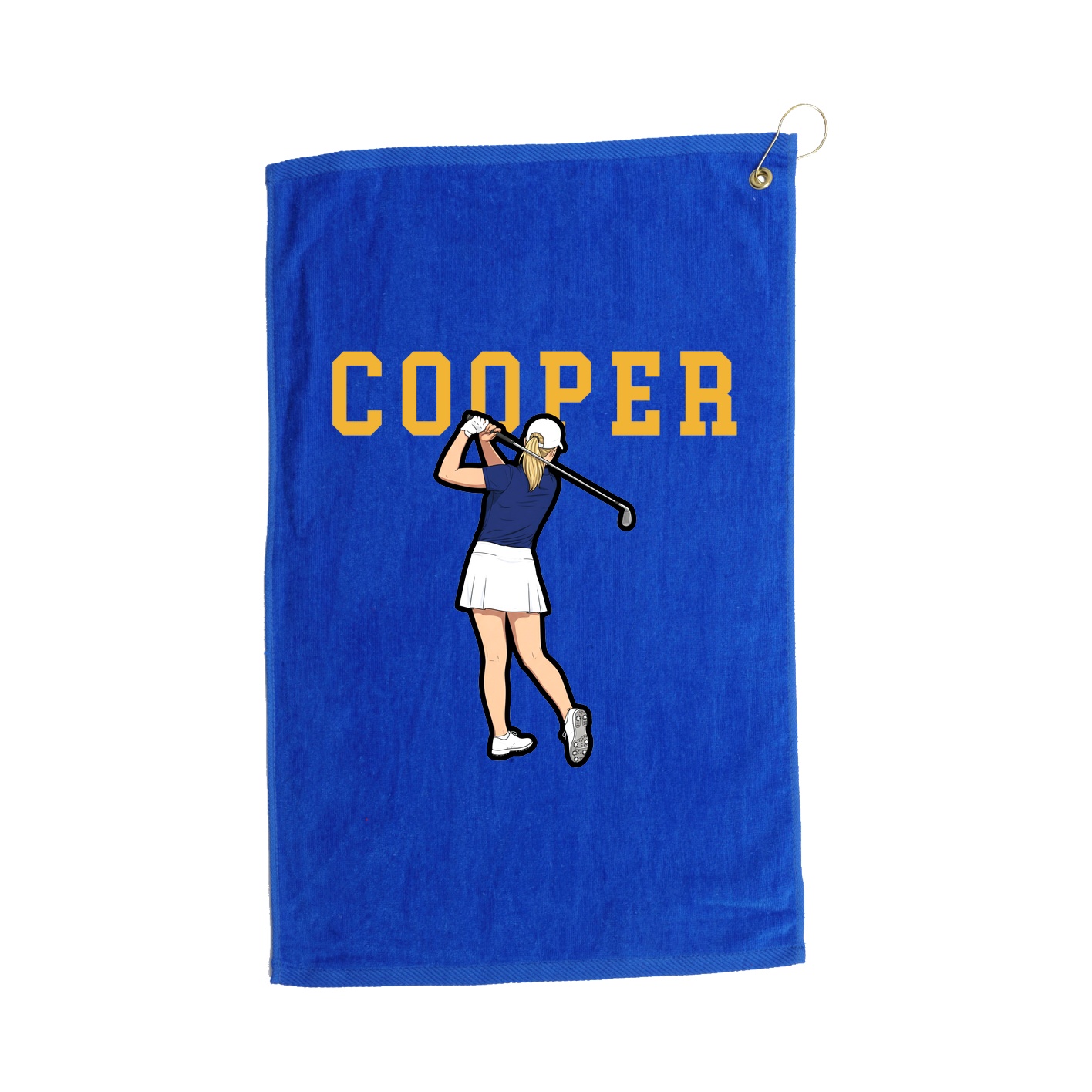 Golf Towel — Shirsey in Royal
