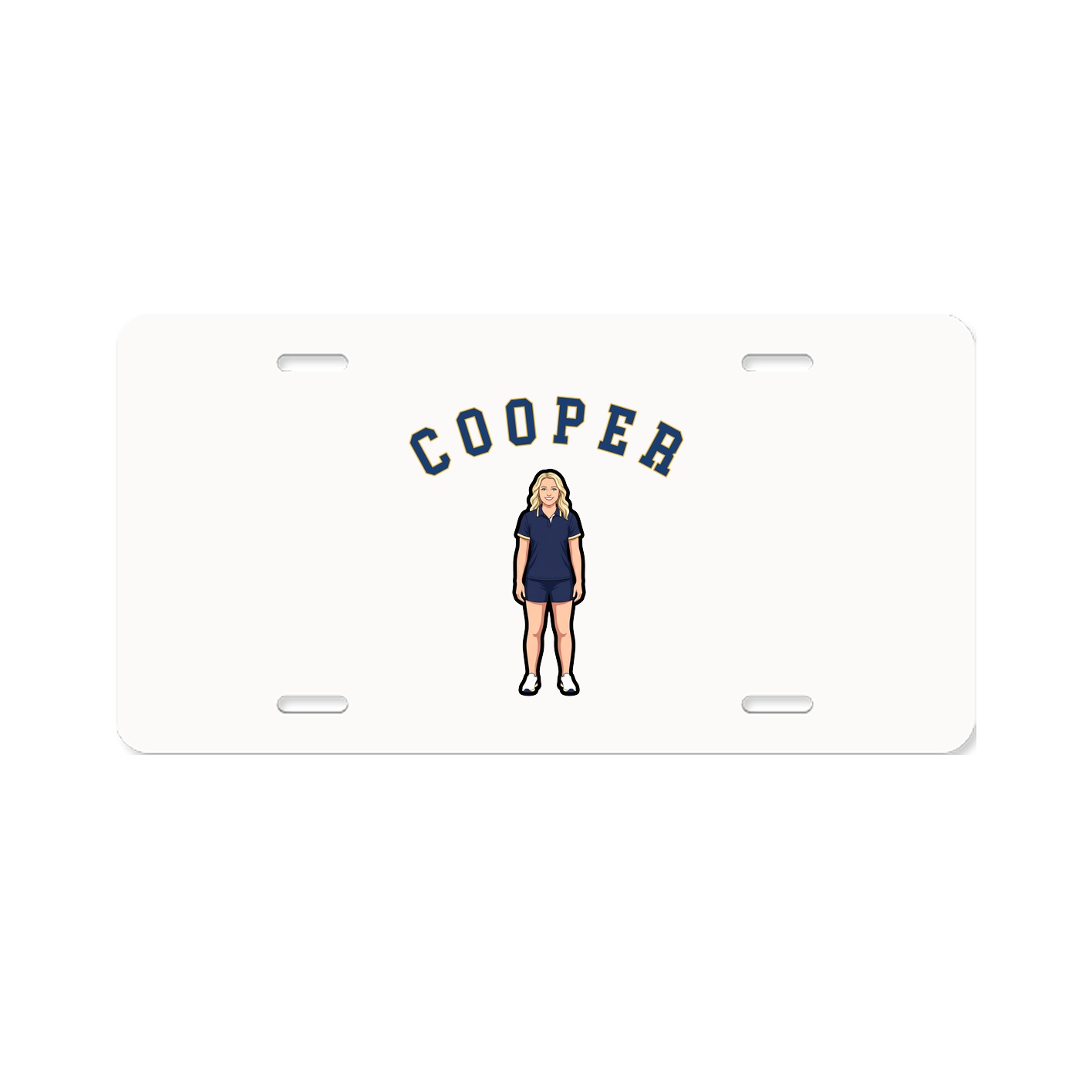 License Plate — Shirsey Arch in Classic