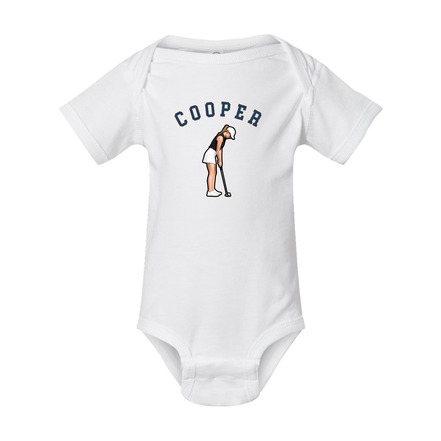 Baby Onesie — Shirsey Arch in White