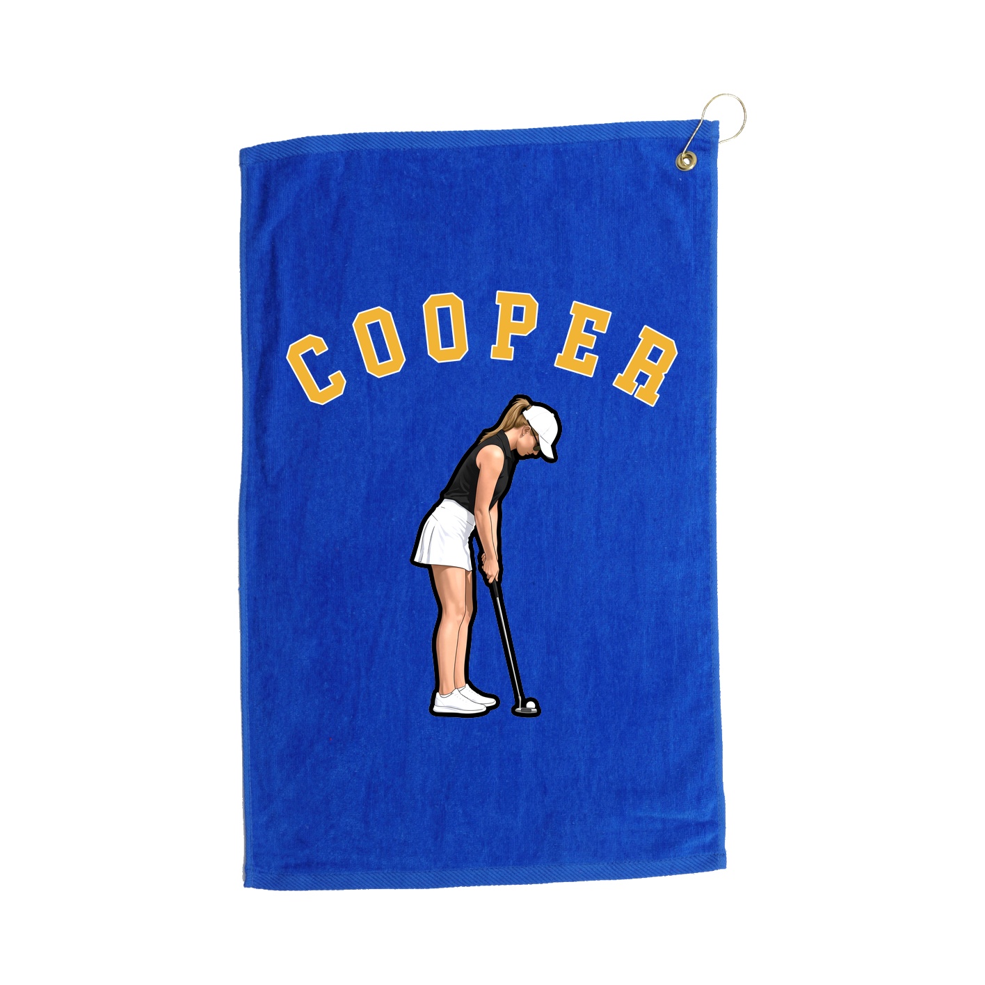 Golf Towel — Shirsey Arch in Royal