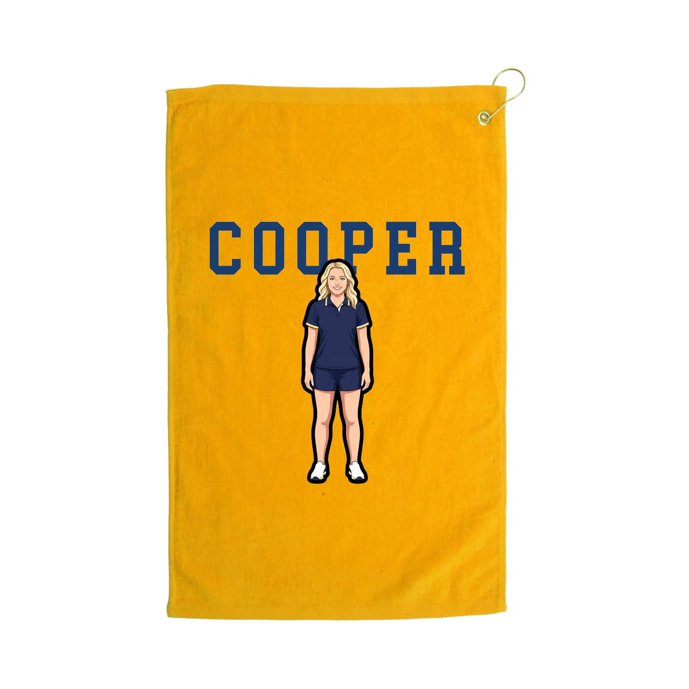 Golf Towel — Shirsey in Gold