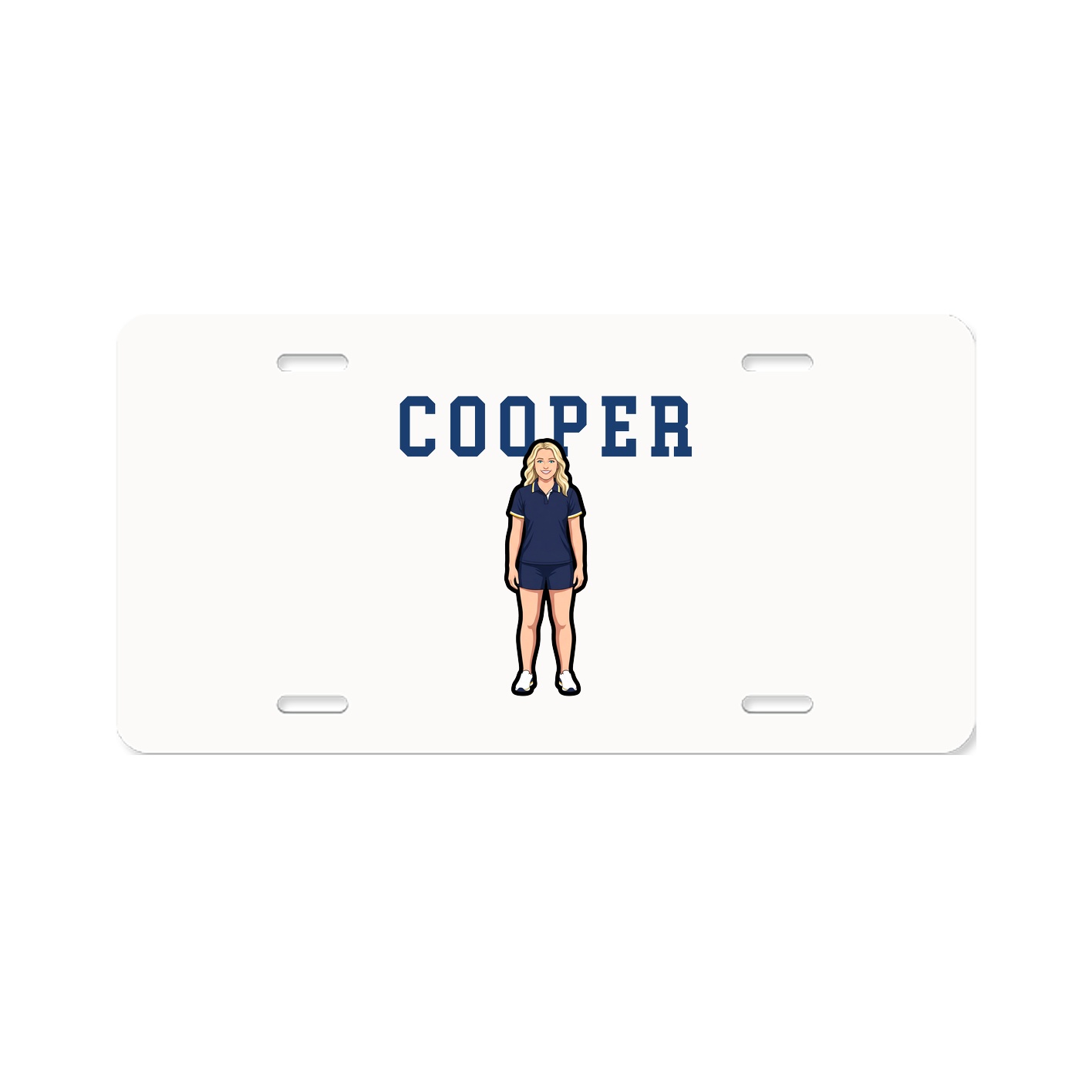 License Plate — Shirsey in Classic