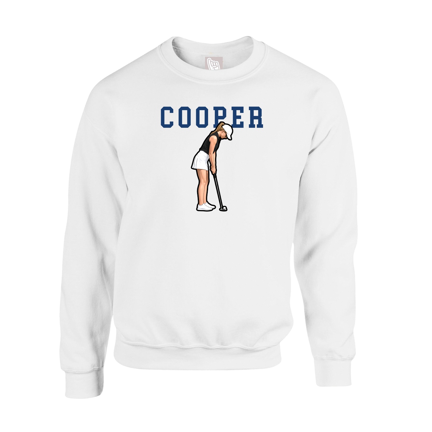 Fleece Crew — Shirsey in White