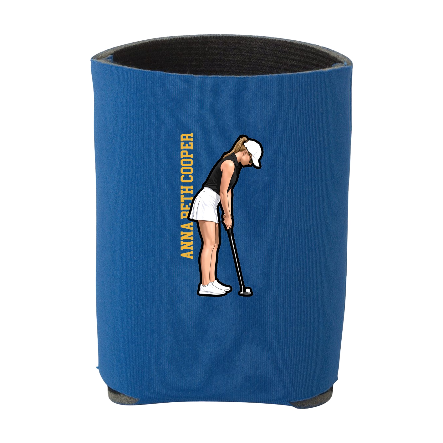 Can Holder — Name Vertical in Royal