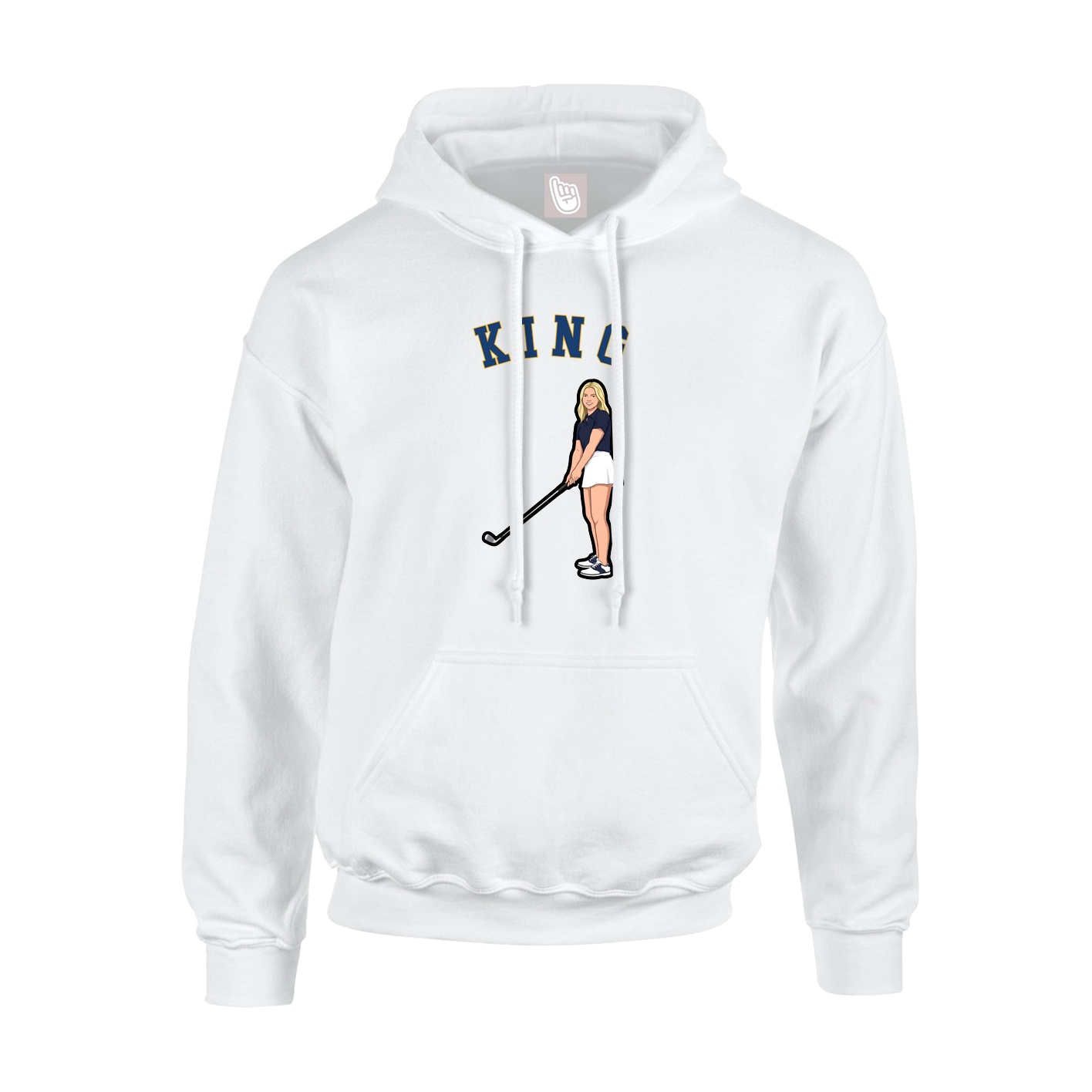 Hoodie — Shirsey Arch in White