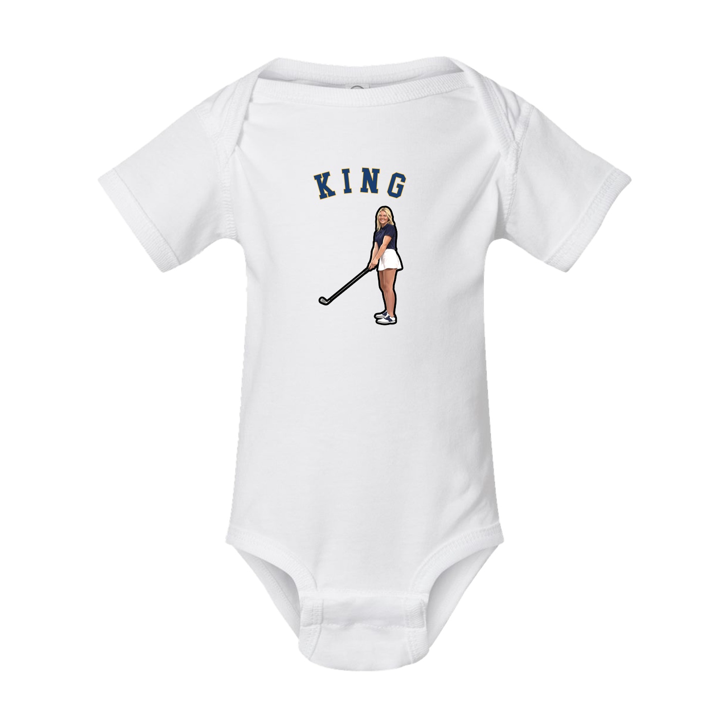 Baby Onesie — Shirsey Arch in White