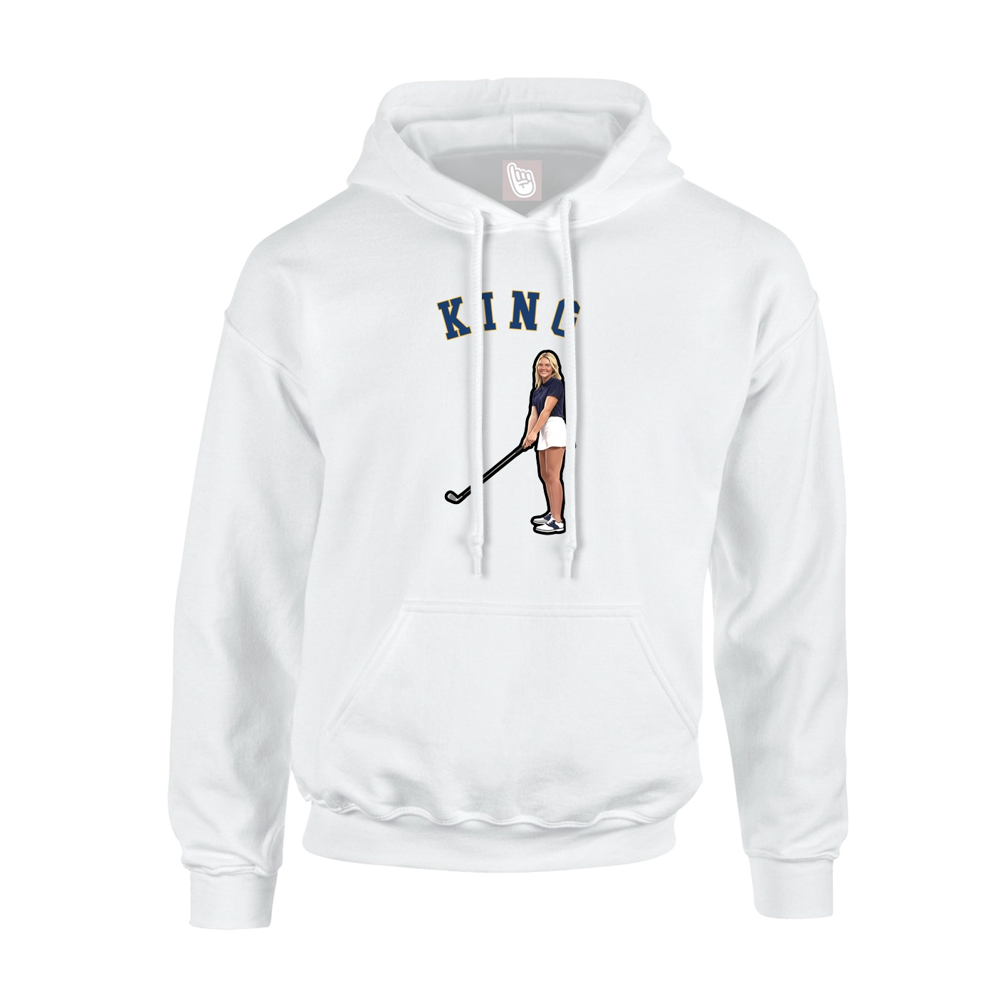 Hoodie — Shirsey Arch in White