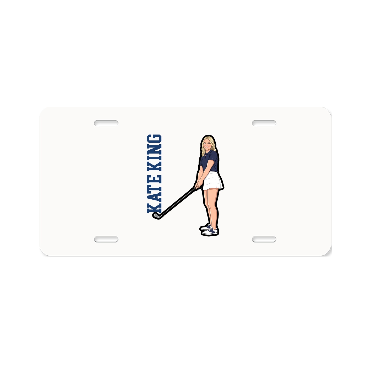 Aluminum License Plate