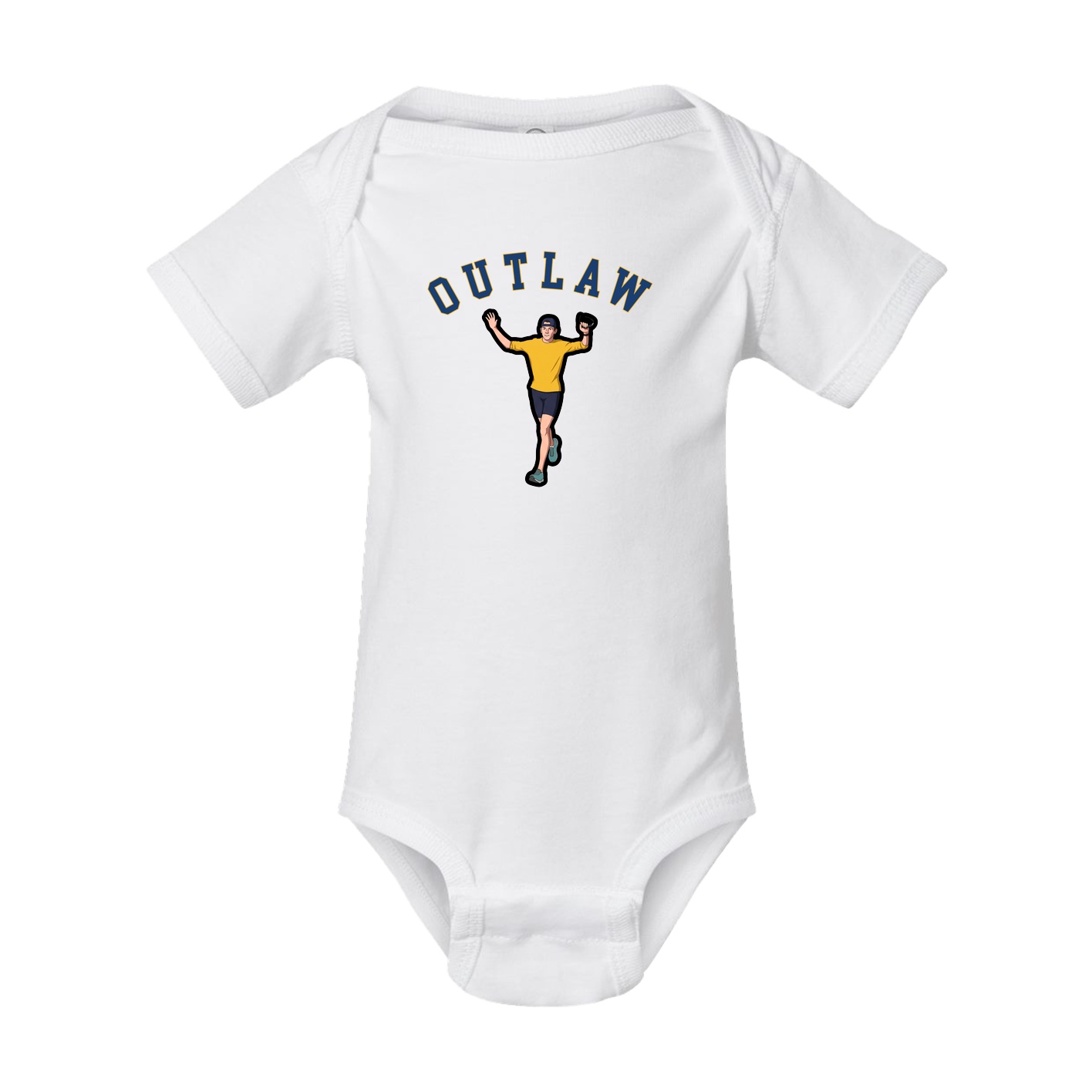 Baby Onesie — Shirsey Arch in White