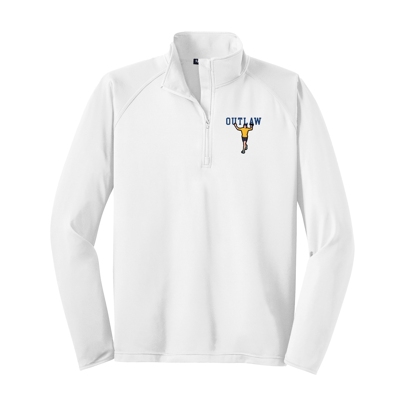 Q-Zip Pullover — Shirsey in White