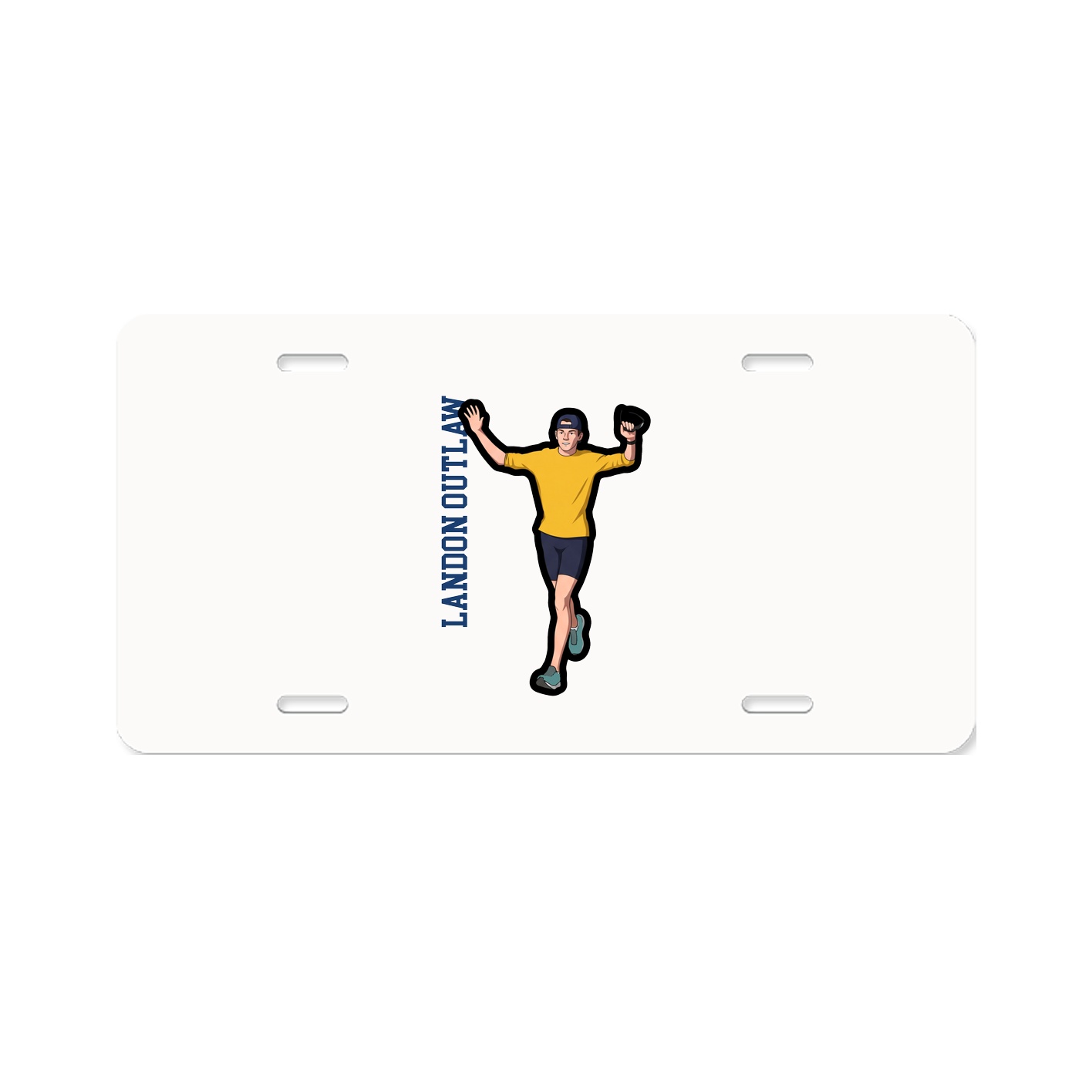 Aluminum License Plate