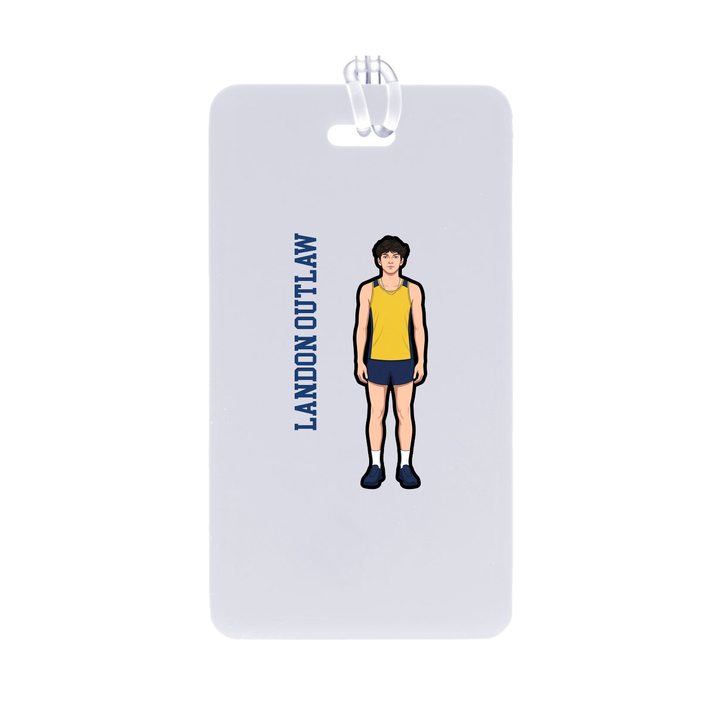 Bag Tag — Name Vertical in Classic