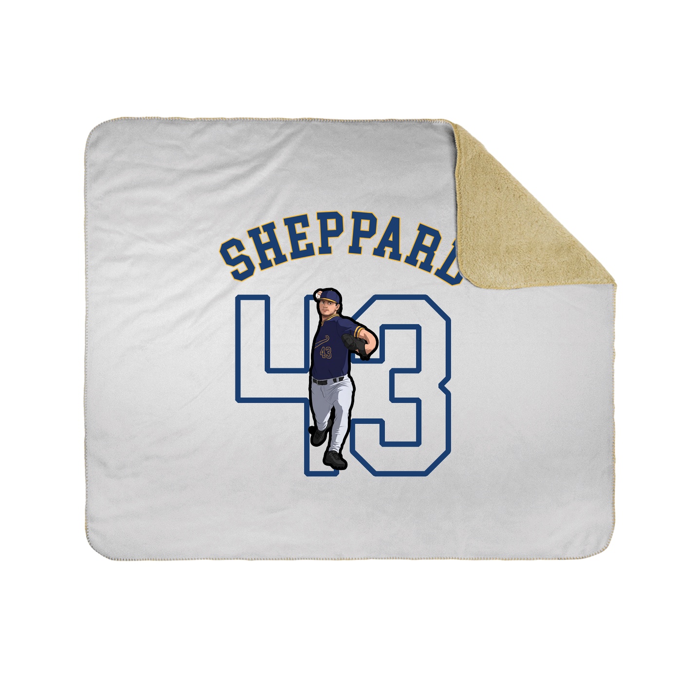 Throw Blanket — Shirsey Arch in White