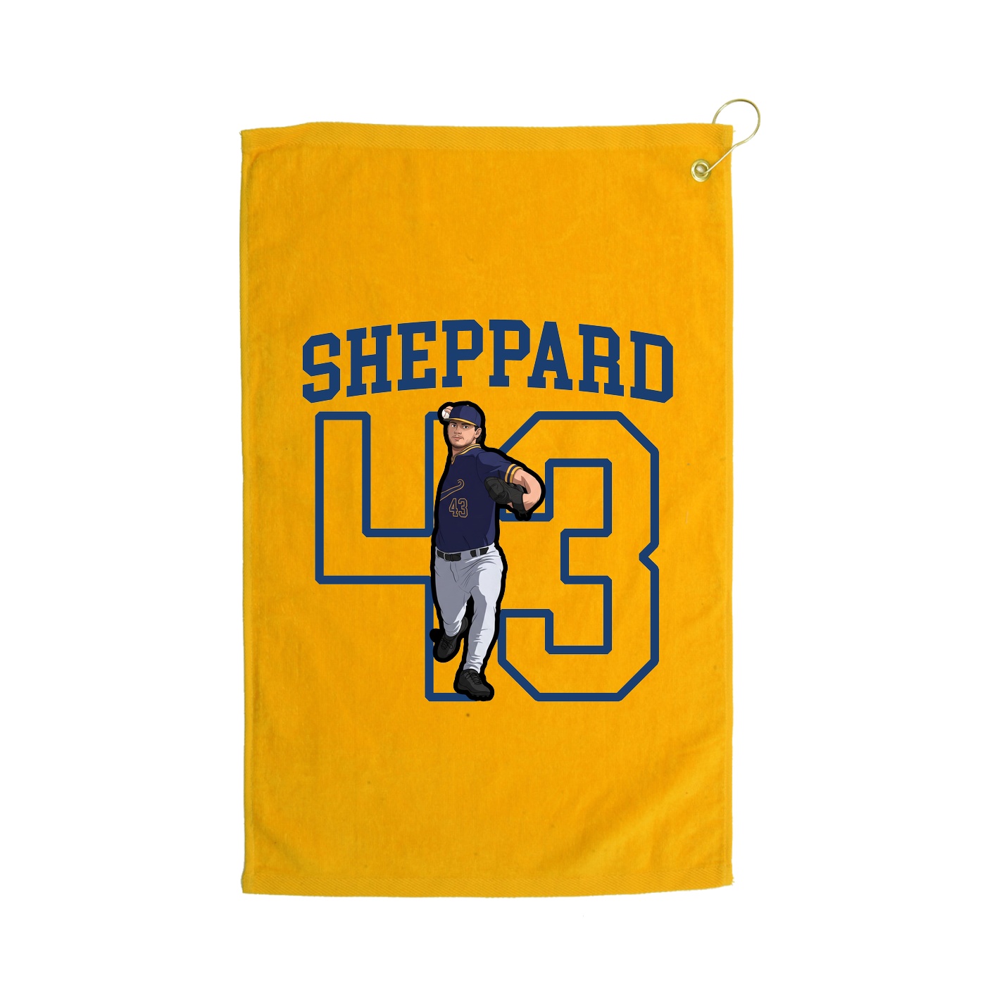 Golf Towel — Shirsey in Gold