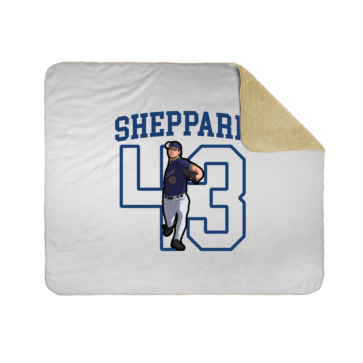 Throw Blanket — Shirsey in White