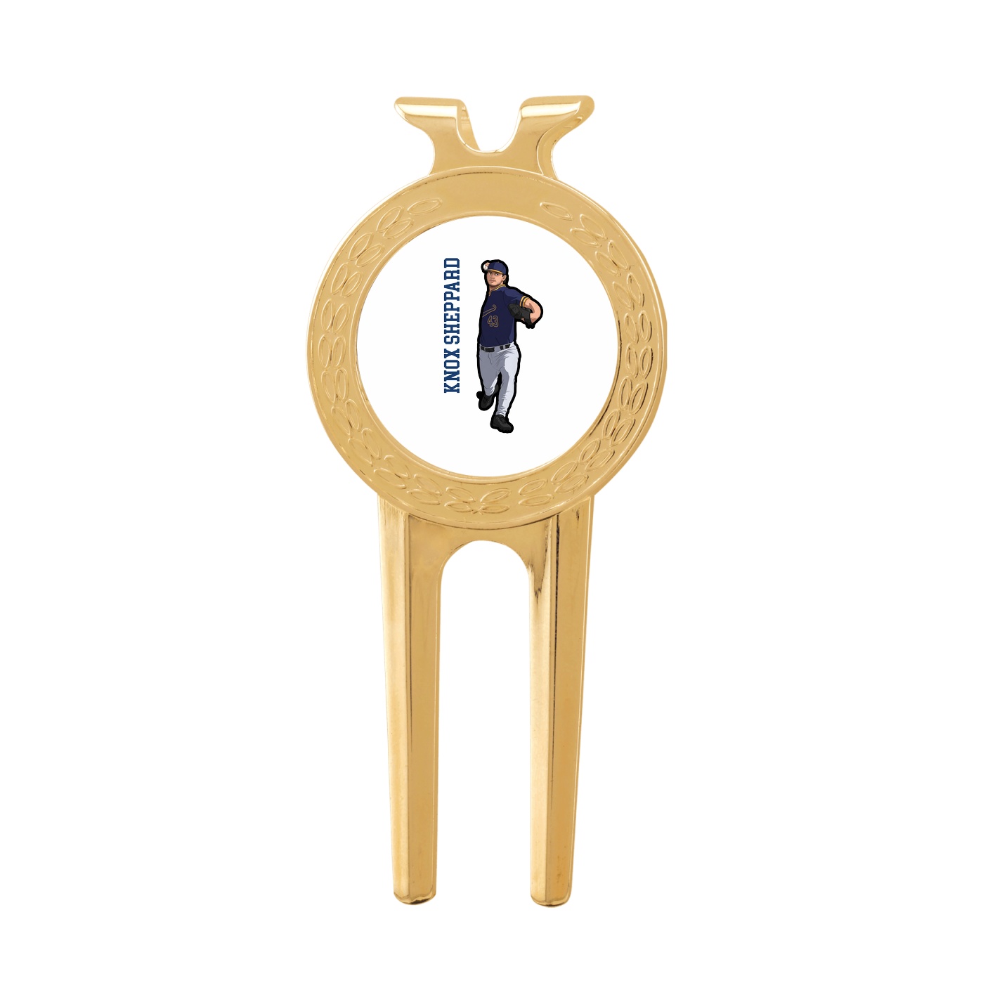 Divot Tool with Ball Marker — Name Vertical in Classic