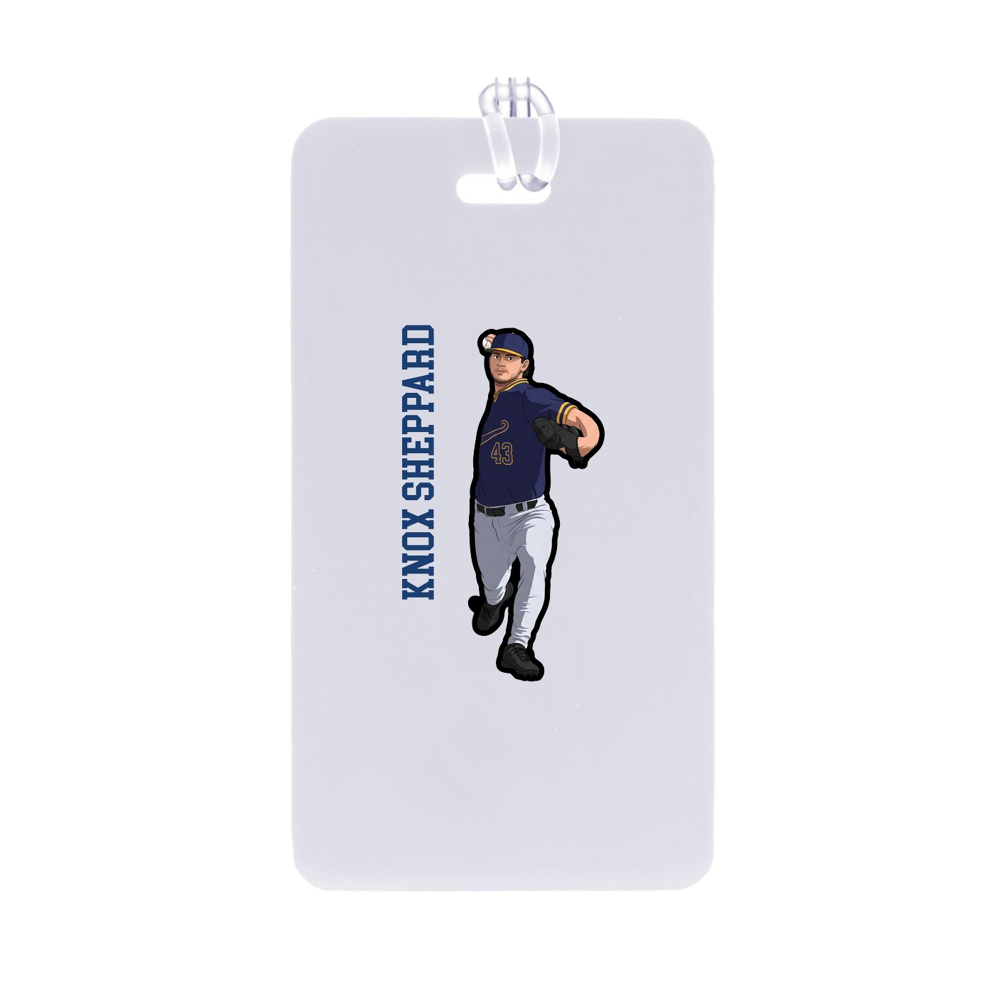 Bag Tag — Name Vertical in Classic