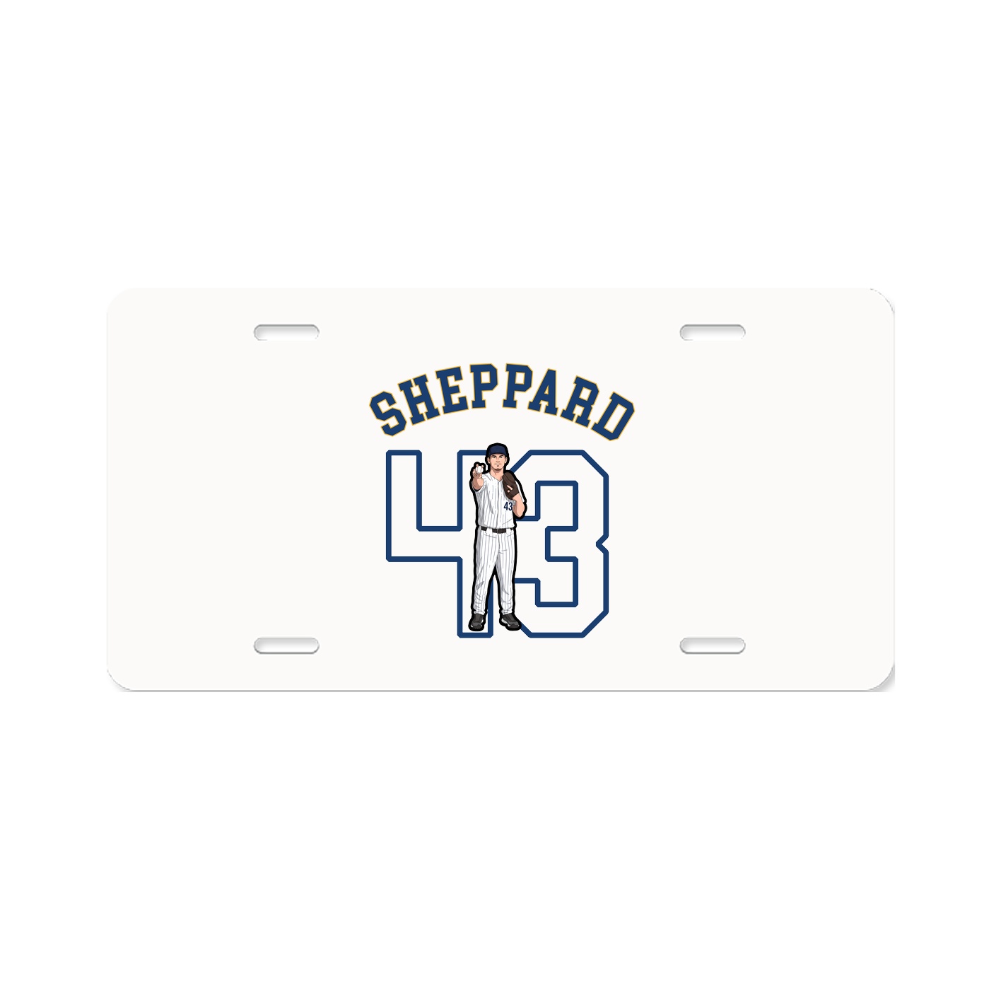 License Plate — Shirsey Arch in Classic