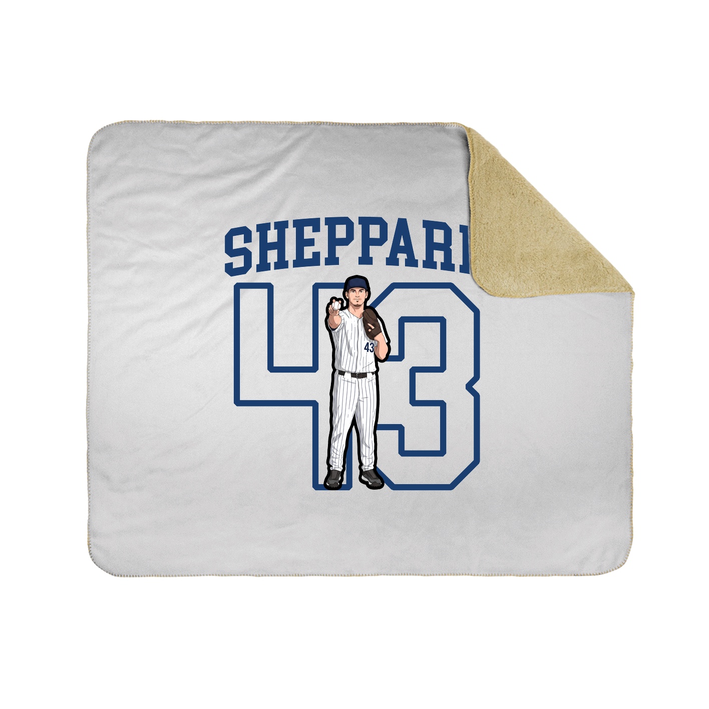 Throw Blanket — Shirsey in White