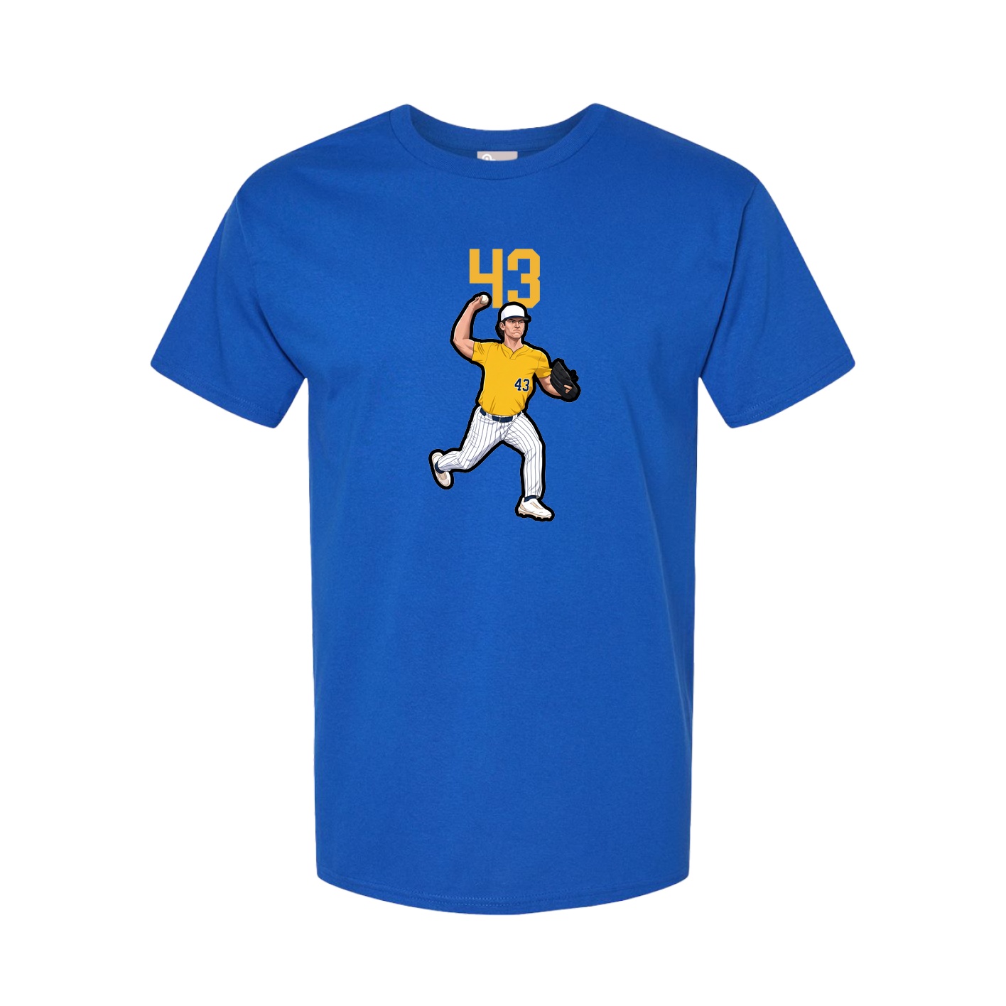 Tee — Number Top in Royal