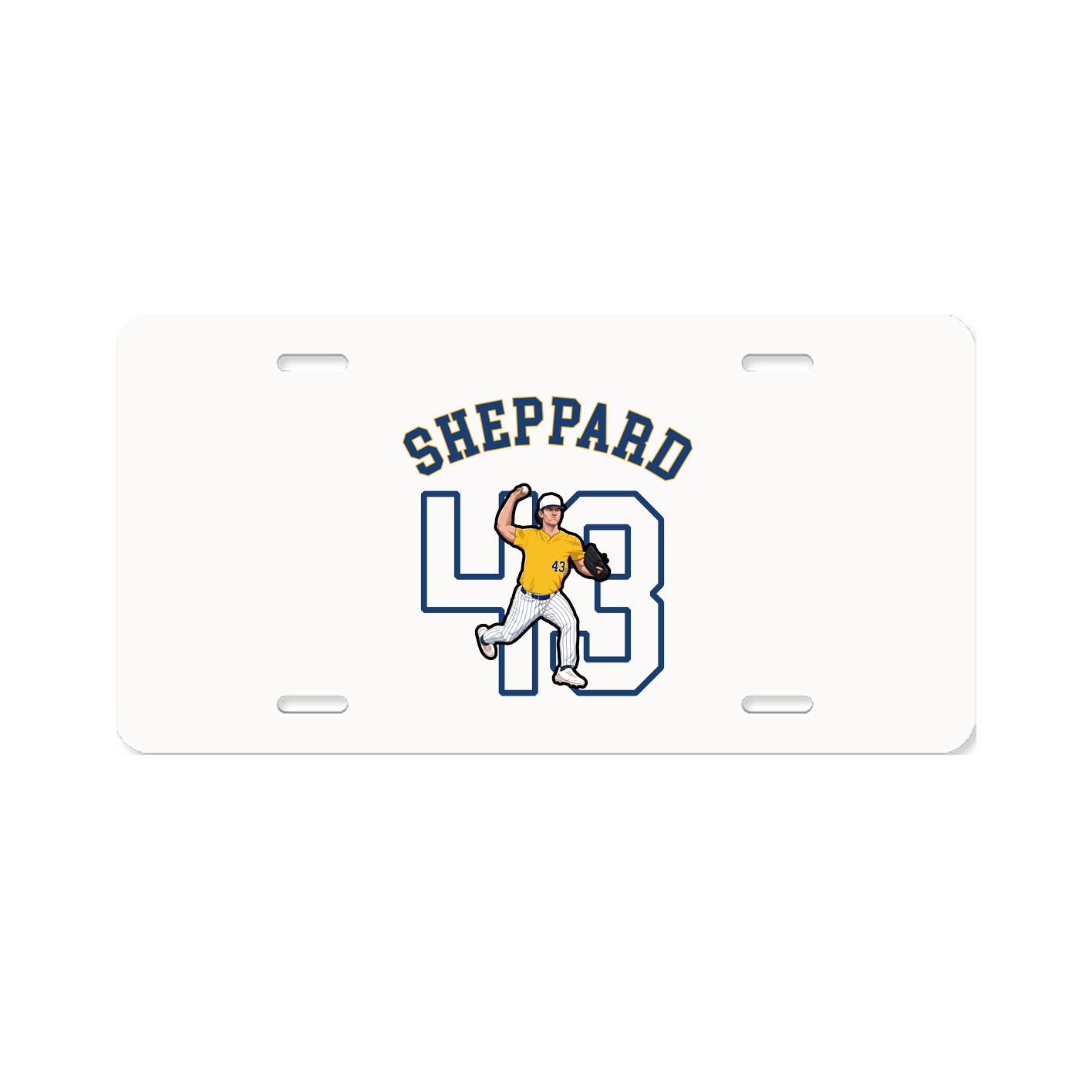 License Plate — Shirsey Arch in Classic