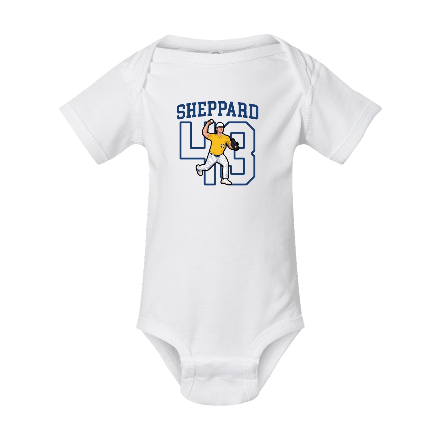 Baby Onesie — Shirsey in White