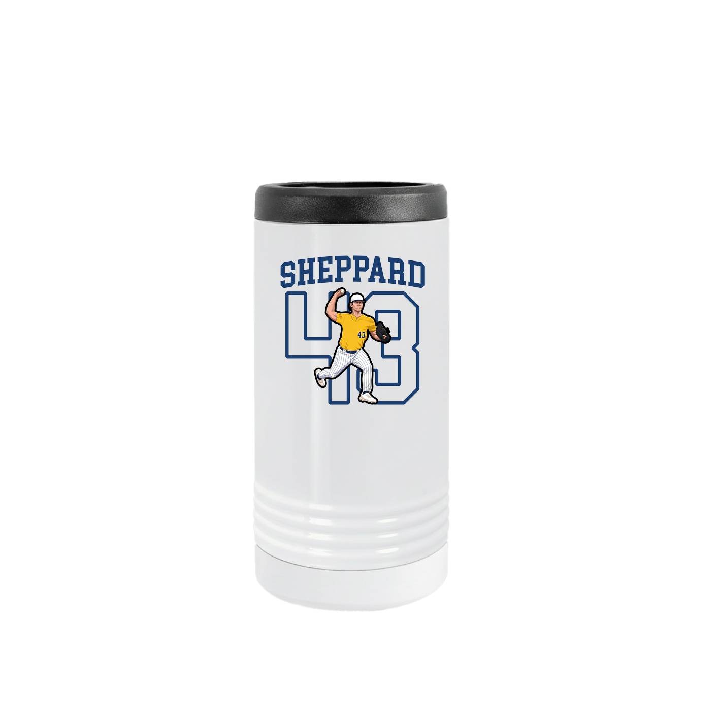 Slim Beverage Holder — Shirsey in White